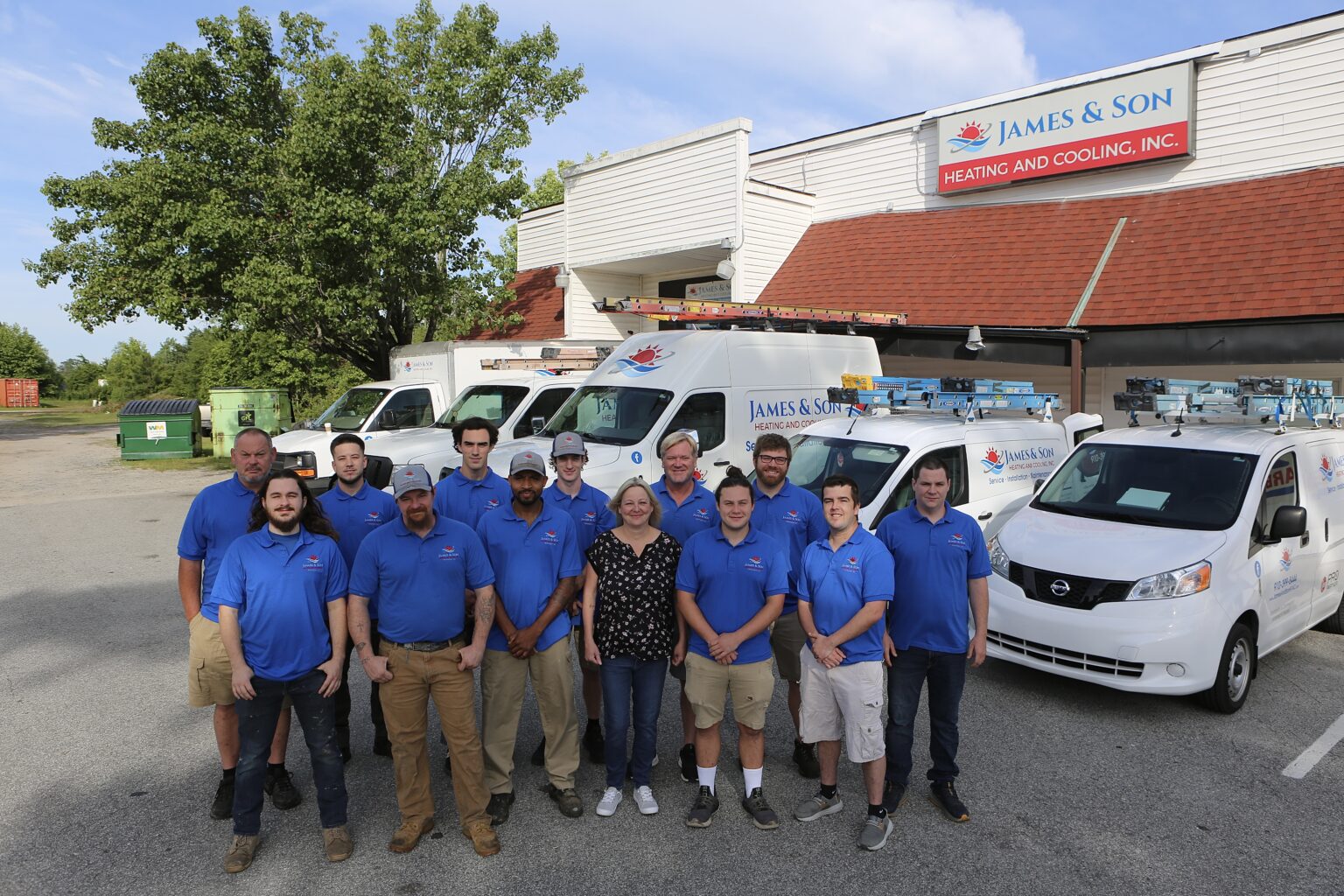 James and Son HVAC - Team Photo